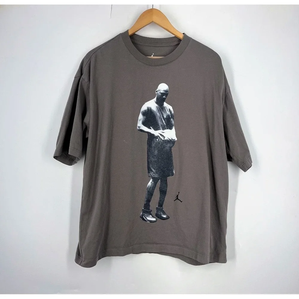 Jordan Michael Jordan Graphic T-Shirt Brown Dri-FIT Mens Medium IF0853-040